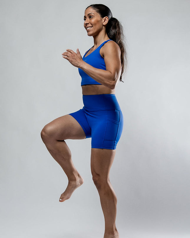 Women's SOHO Fitness Shorts 5" (Neo Blue)
