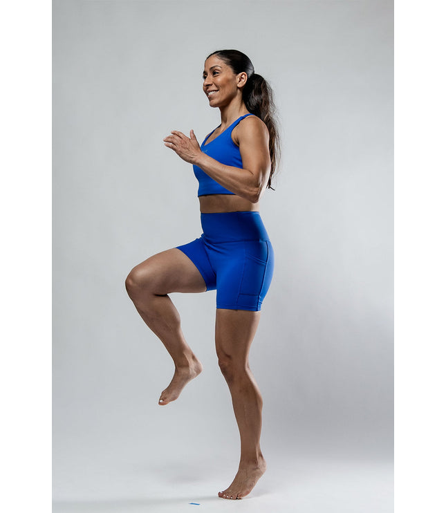Women's SOHO Fitness Shorts 5" (Neo Blue)