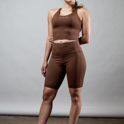Women's SOHO Fitness Shorts 8" (City Mocha)