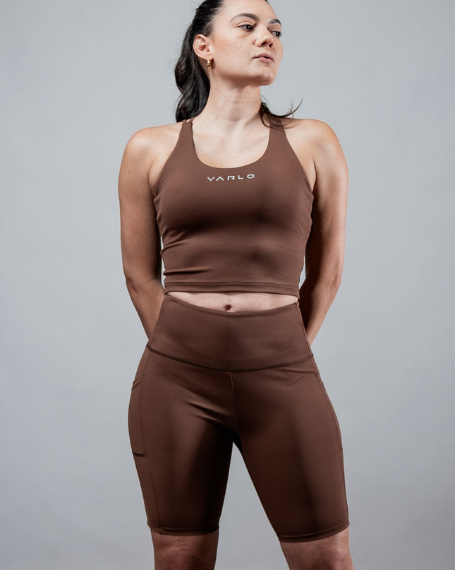 Women's SOHO Fitness Shorts 8" (City Mocha)