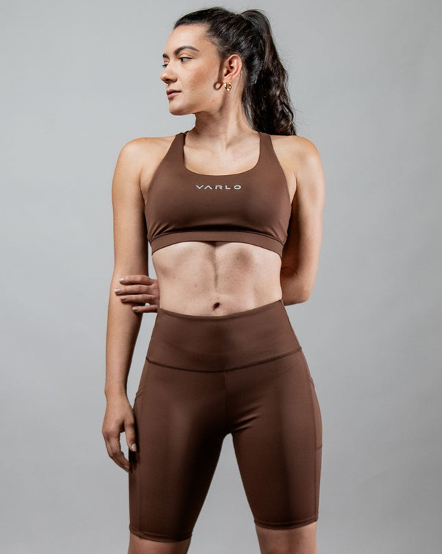 Women's SOHO Fitness Shorts 8" (City Mocha)