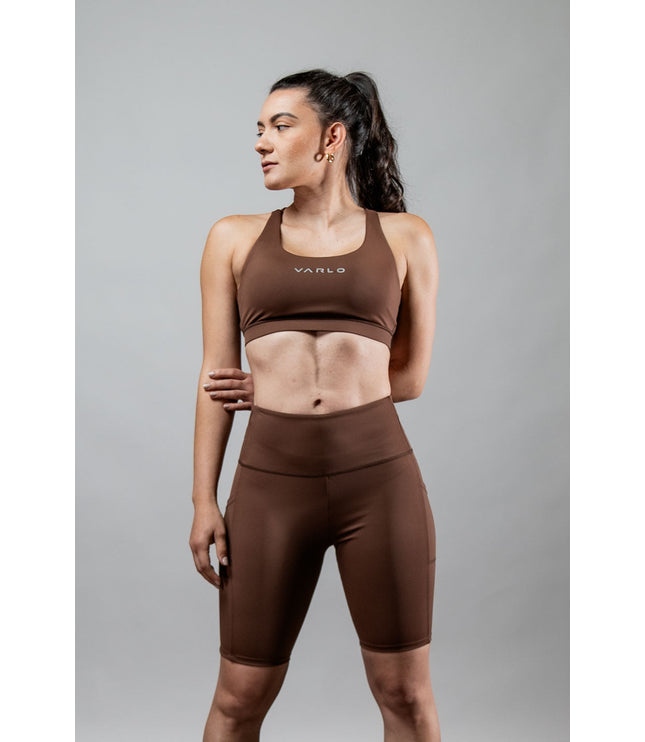 Women's SOHO Fitness Shorts 8" (City Mocha)