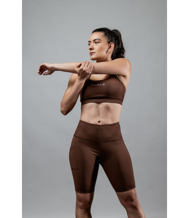 Women's SOHO Fitness Shorts 8" (City Mocha)