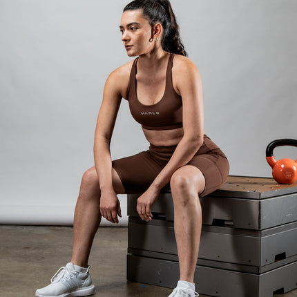 Women's SOHO Fitness Shorts 8" (City Mocha)