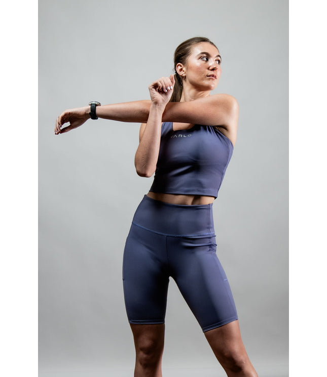 Women's SOHO Fitness Shorts 8" (Lilac Mist)