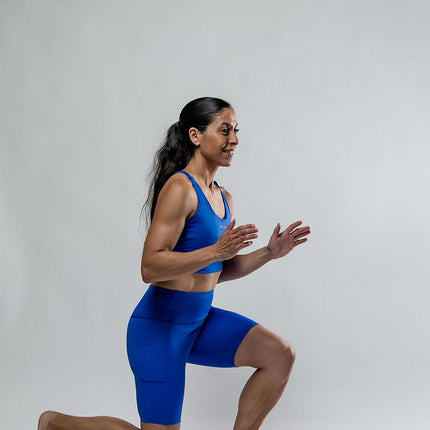Women's SOHO Fitness Shorts 8" (Neo Blue)