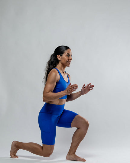 Women's SOHO Fitness Shorts 8" (Neo Blue)