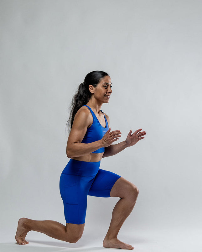Women's SOHO Fitness Shorts 8" (Neo Blue)
