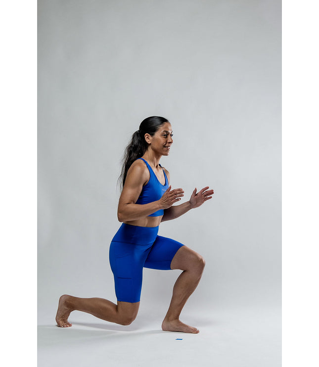 Women's SOHO Fitness Shorts 8" (Neo Blue)