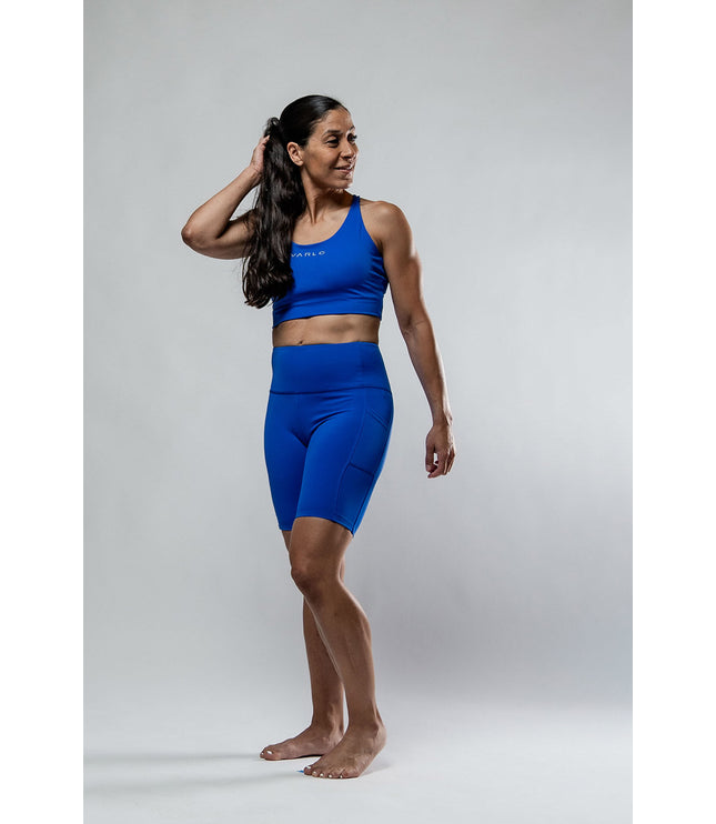Women's SOHO Fitness Shorts 8" (Neo Blue)