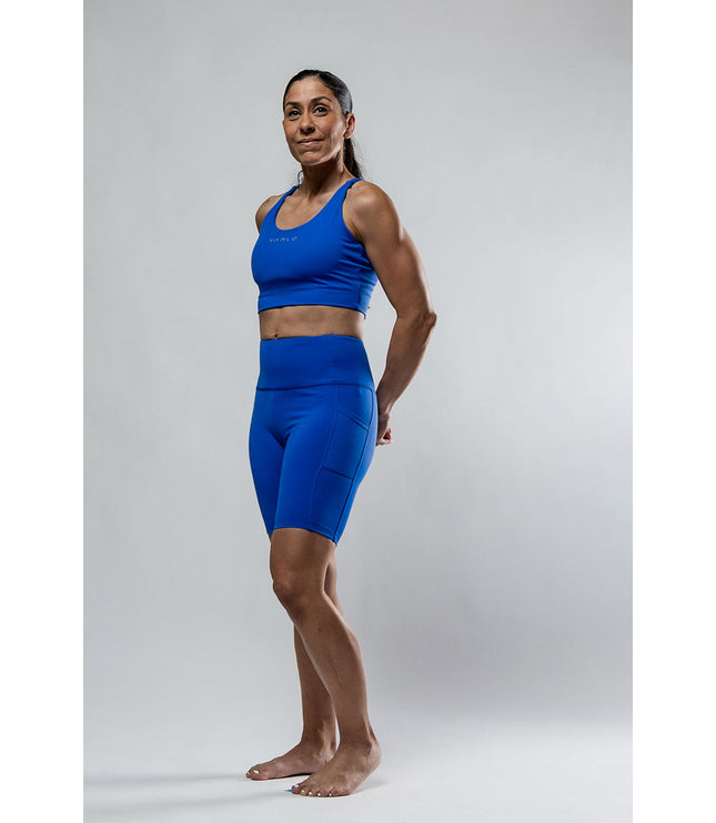 Women's SOHO Fitness Shorts 8" (Neo Blue)