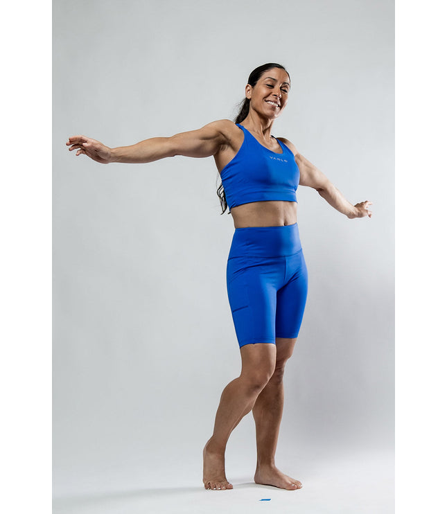 Women's SOHO Fitness Shorts 8" (Neo Blue)