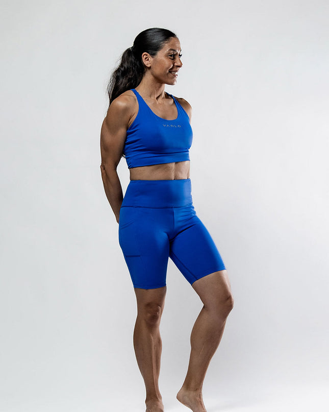 Women's SOHO Fitness Shorts 8" (Neo Blue)