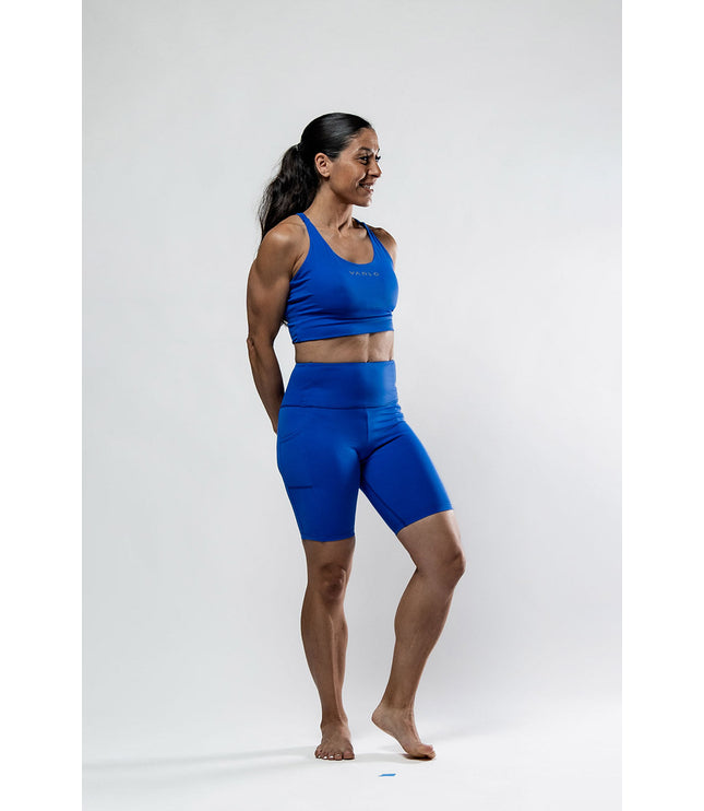 Women's SOHO Fitness Shorts 8" (Neo Blue)
