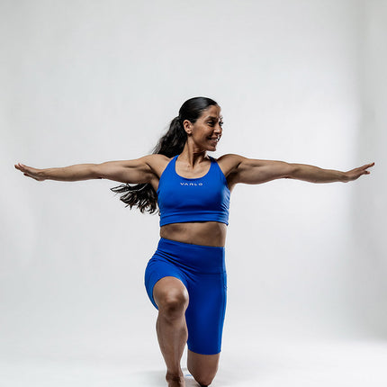 Women's SOHO Fitness Shorts 8" (Neo Blue)