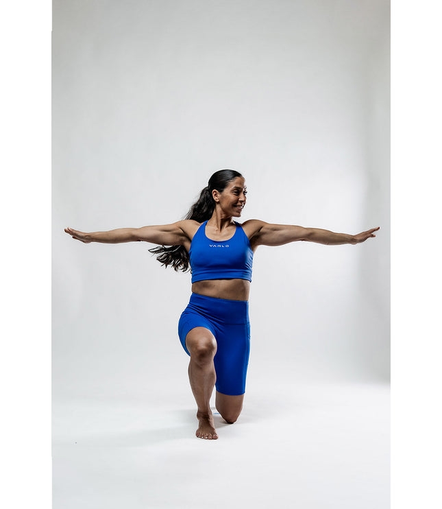 Women's SOHO Fitness Shorts 8" (Neo Blue)