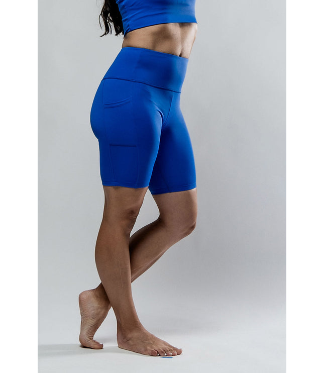 Women's SOHO Fitness Shorts 8" (Neo Blue)