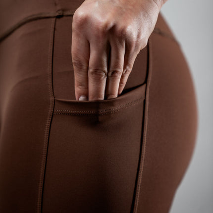 Women's SOHO Full Length High Waist Leggings (City Mocha)