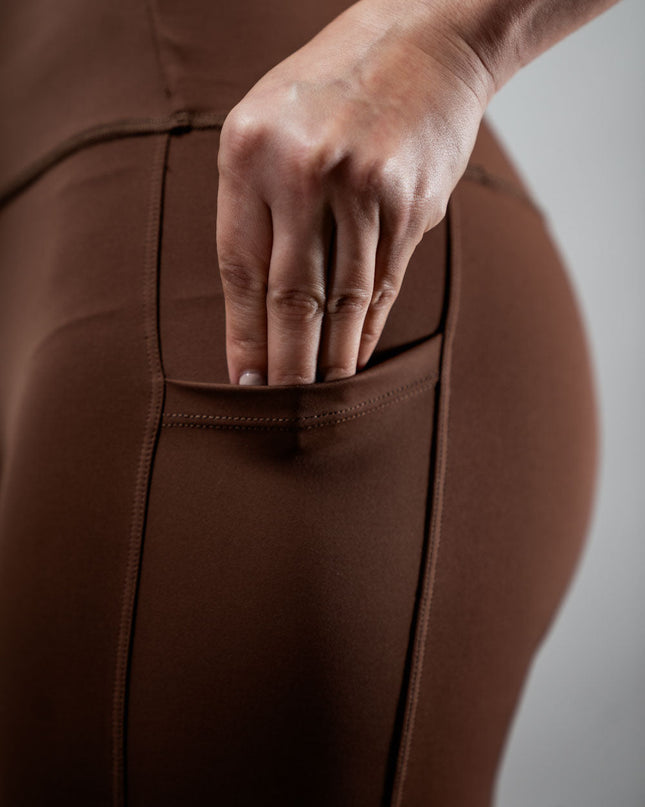 Women's SOHO Full Length High Waist Leggings (City Mocha)
