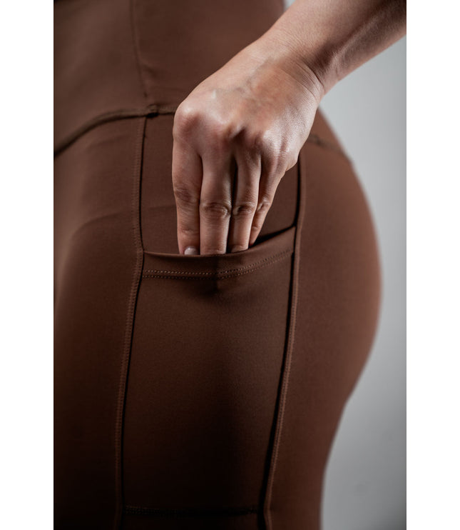 Women's SOHO Full Length High Waist Leggings (City Mocha)