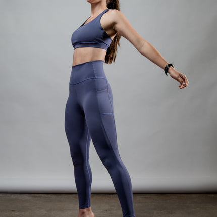 Women's SOHO Full Length High Waist Leggings (Lilac Mist)