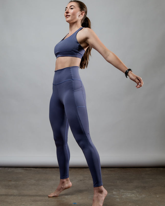 Women's SOHO Full Length High Waist Leggings (Lilac Mist)