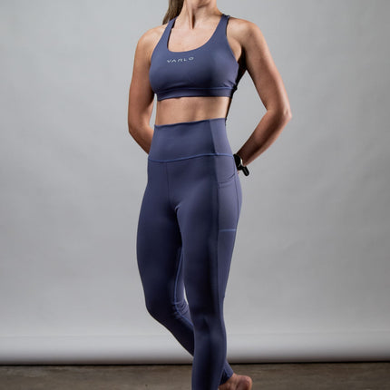 Women's SOHO Full Length High Waist Leggings (Lilac Mist)