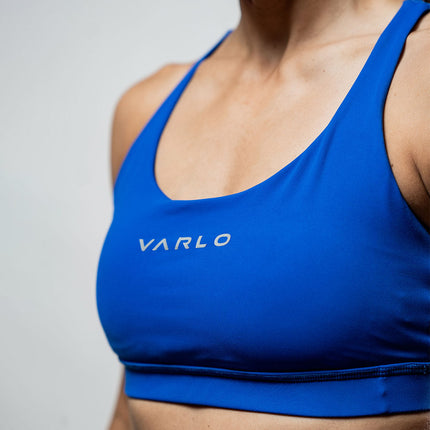 Women's SOHO Cross Back Sports Bra (Neo Blue)