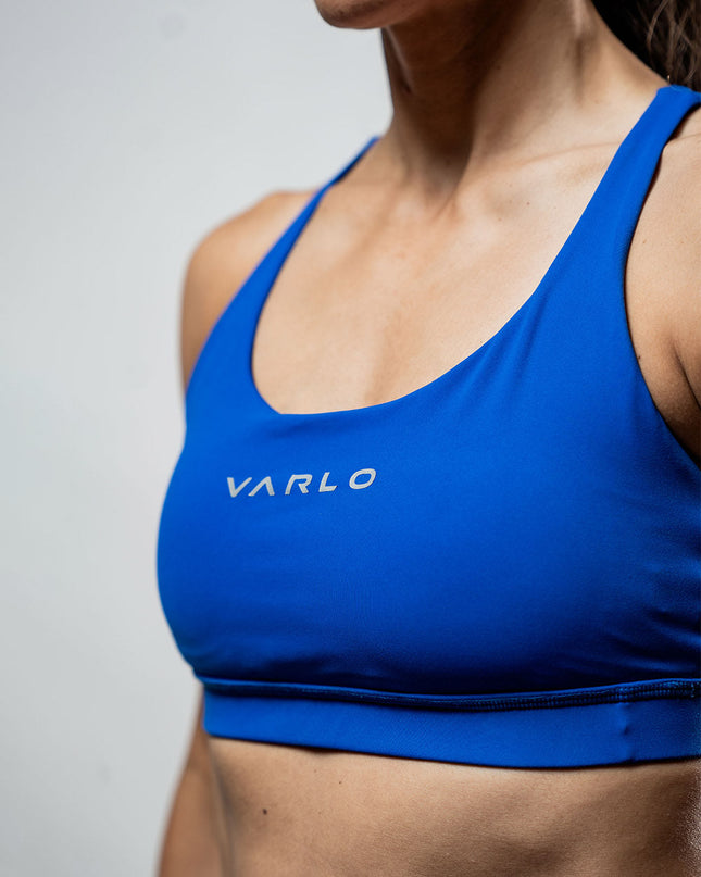 Women's SOHO Cross Back Sports Bra (Neo Blue)
