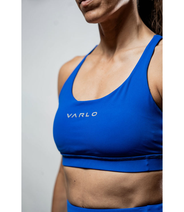 Women's SOHO Cross Back Sports Bra (Neo Blue)