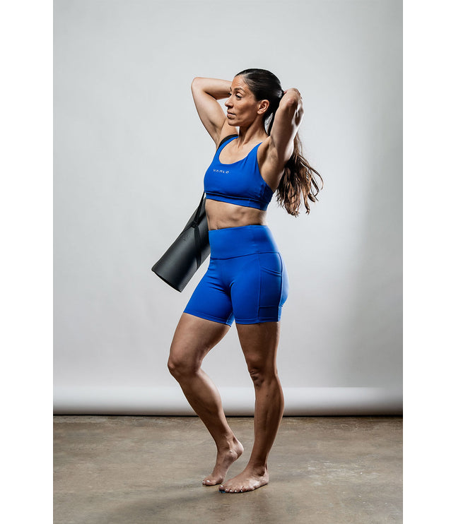 Women's SOHO Cross Back Sports Bra (Neo Blue)