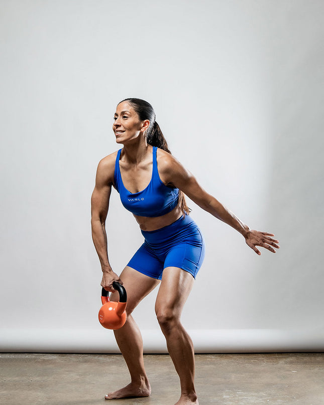 Women's SOHO Cross Back Sports Bra (Neo Blue)