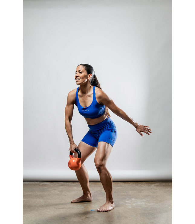 Women's SOHO Cross Back Sports Bra (Neo Blue)