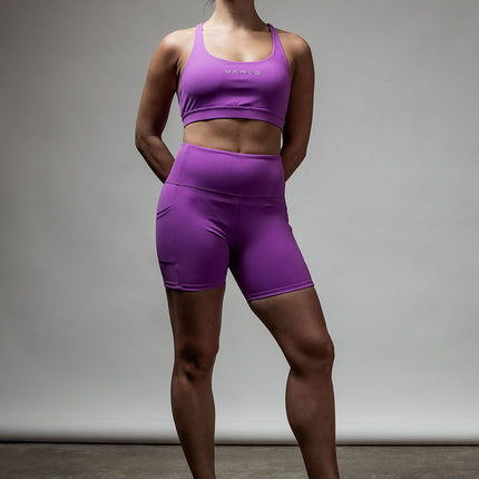Women's SOHO Fitness Shorts 5" (Purple Muse)