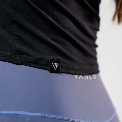 Women's Terra Recovery Arc Long Sleeve Crop (Black)