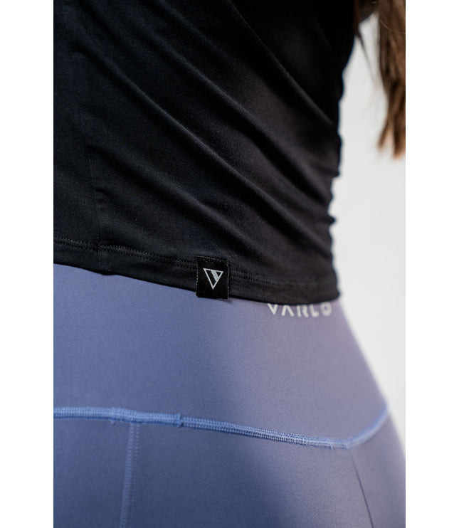 Women's Terra Recovery Arc Long Sleeve Crop (Black)