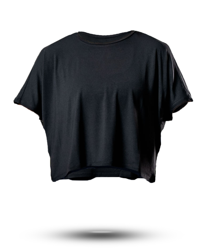 Women's Terra Recovery Drift Crop (Black)