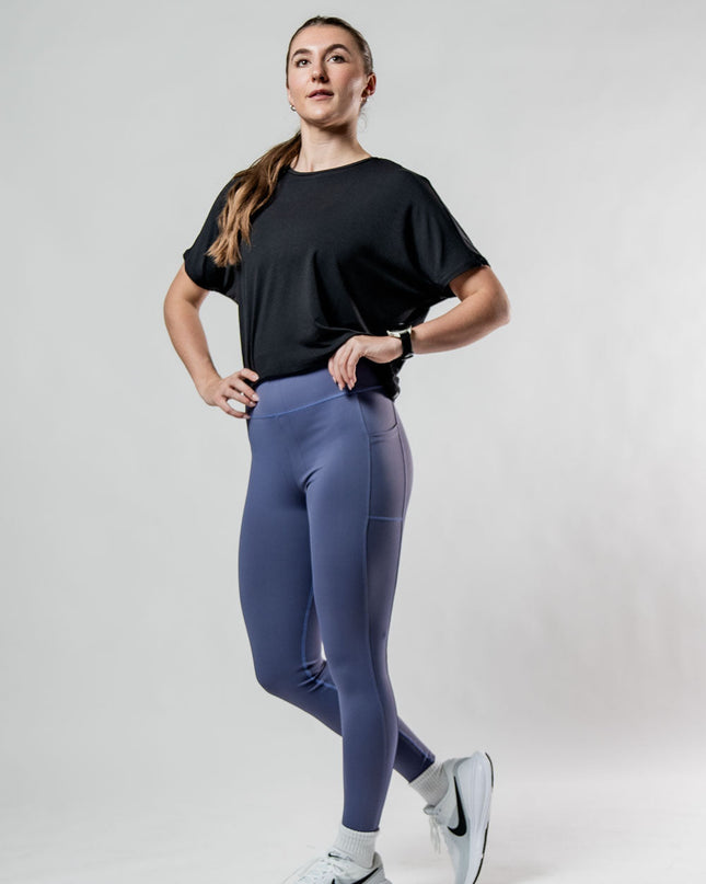 Women's Terra Recovery Drift Crop (Black)