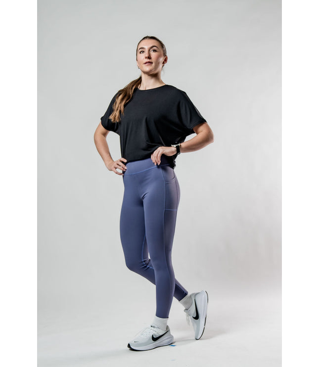 Women's Terra Recovery Drift Crop (Black)