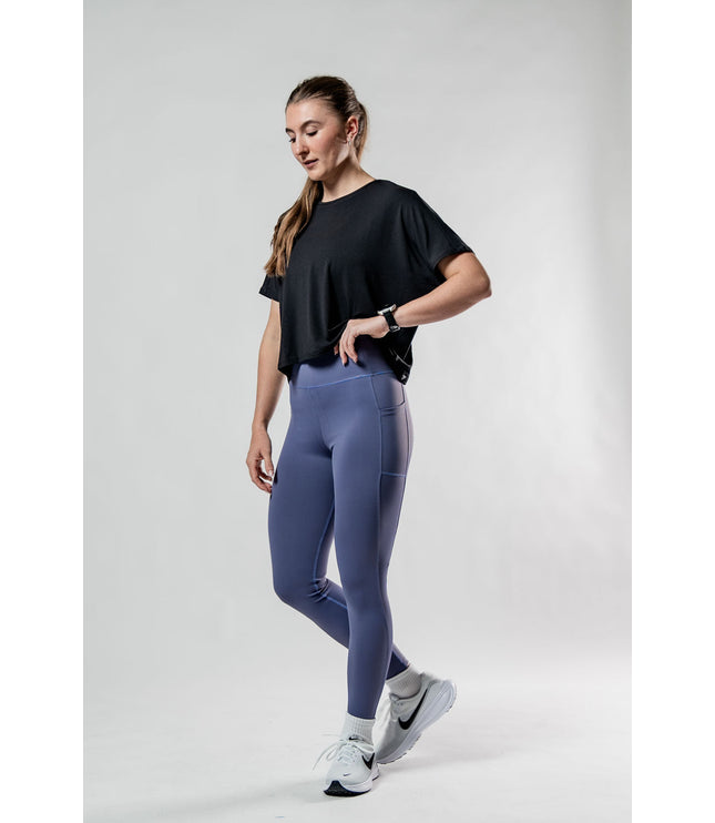 Women's Terra Recovery Drift Crop (Black)