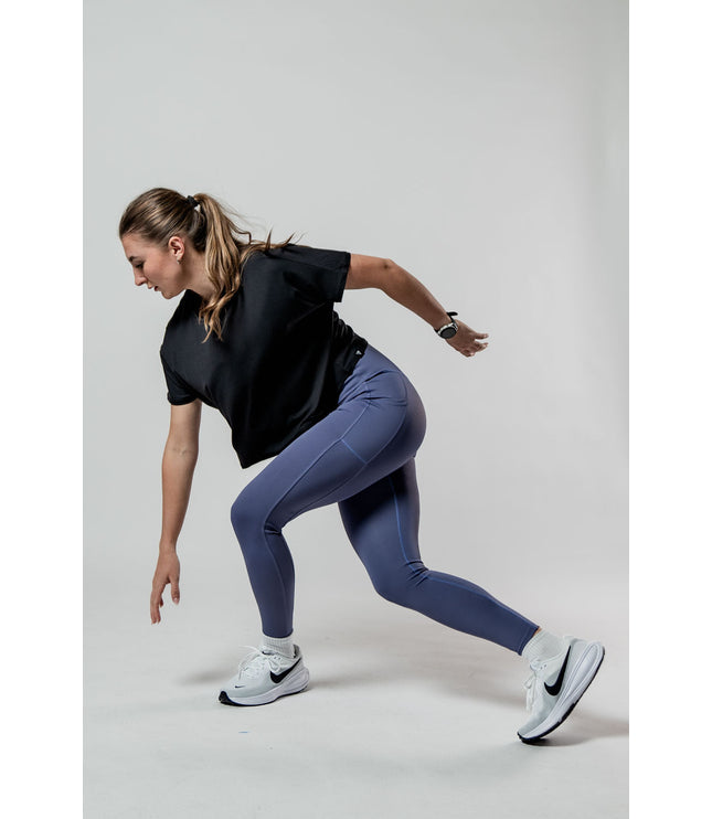 Women's Terra Recovery Drift Crop (Black)