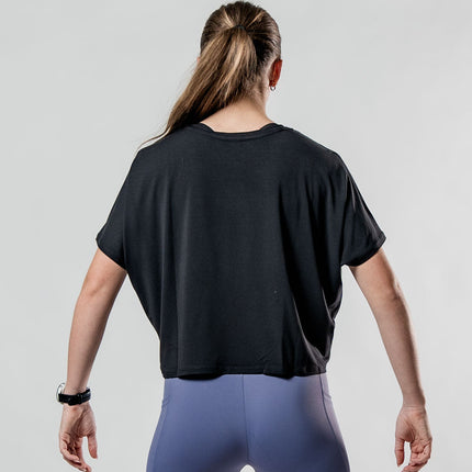 Women's Terra Recovery Drift Crop (Black)