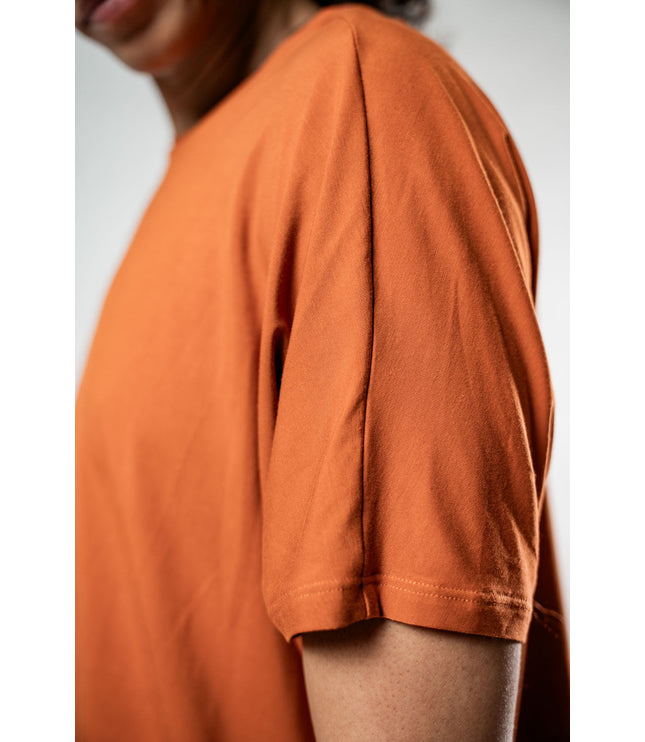 Women's Terra Recovery Drift Crop (Sunfire Clay)