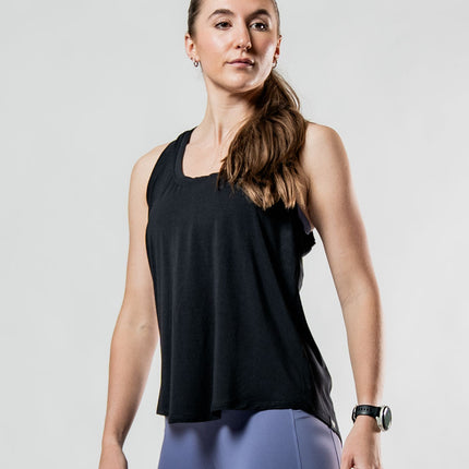 Women's Terra Recovery Halo Tank (Black)