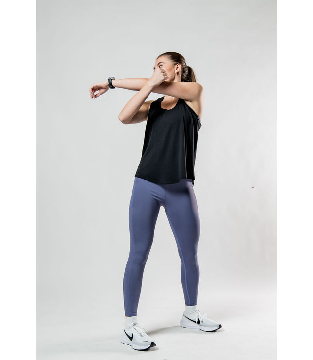 Women's Terra Recovery Halo Tank (Black)