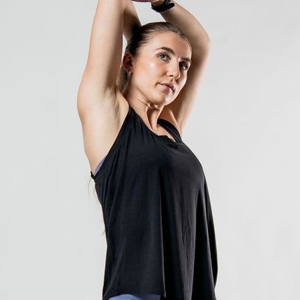 Women's Terra Recovery Halo Tank (Black)