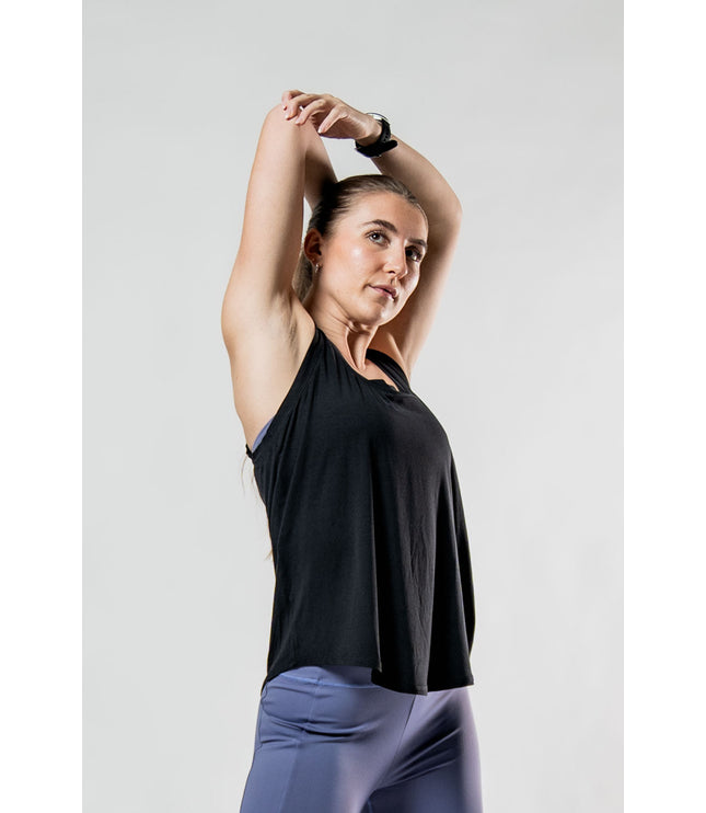 Women's Terra Recovery Halo Tank (Black)