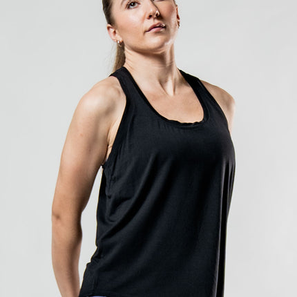 Women's Terra Recovery Halo Tank (Black)