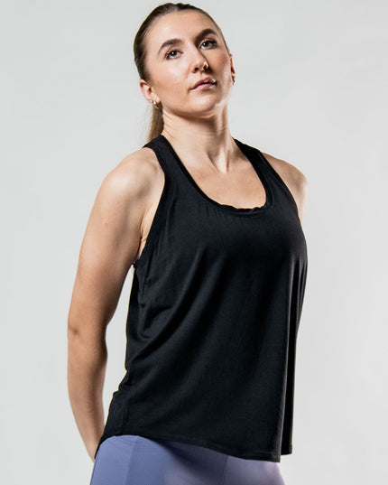 Women's Terra Recovery Halo Tank (Black)