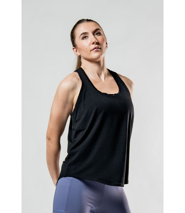 Women's Terra Recovery Halo Tank (Black)